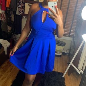 Blue Formal Dress (Fits like a Medium)